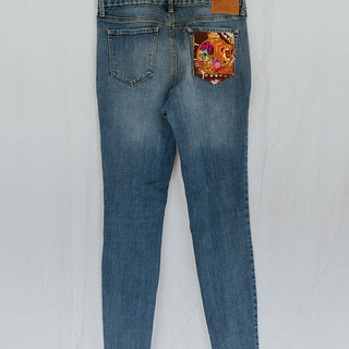 Peace Pocket Upcycled Jeans - #3