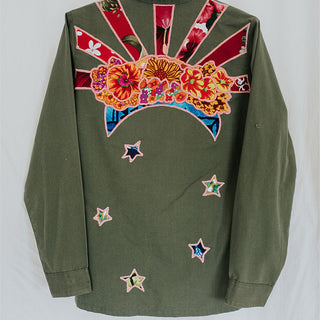 Vintage Sun + Moon Army Jacket - C
