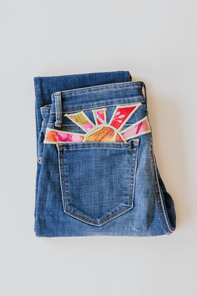 Sun Pocket Upcyled Denim - #34 | M