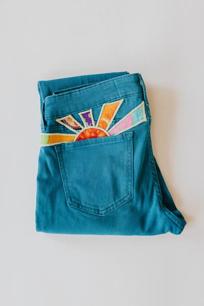 Sun Pocket Upcyled Denim - #35 | S