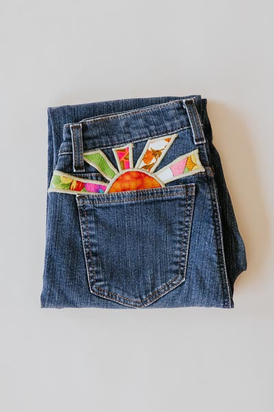 Sun Pocket Upcyled Denim - #57 | S