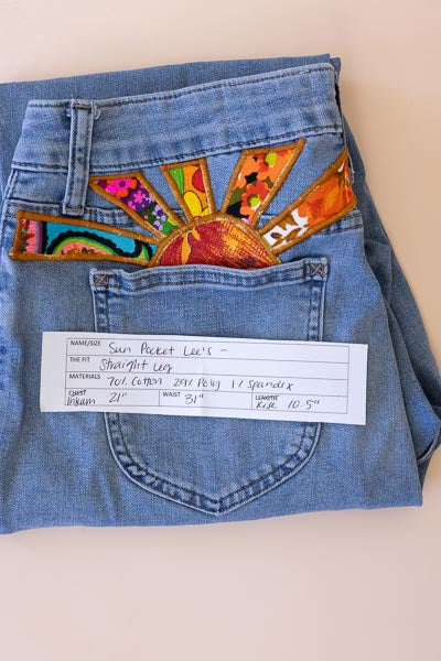 Sun Pocket Lee's Jeans - #37