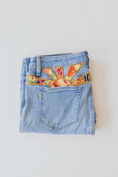 Sun Pocket Upcyled Jeans - #22 | L