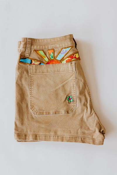 Sun Pocket Upcycled Shorts - #4 | XL