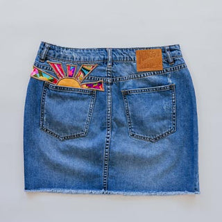 Sun Pocket Denim Skirt - #7