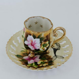 Mermaid Footed Teacup Set