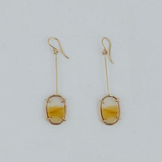 Vortex Earrings - Montana Agate
