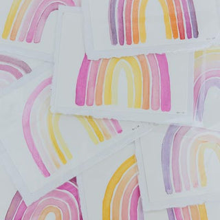 Watercolor Rainbow Art