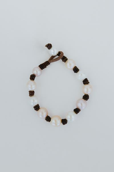 Multi Pink Pearl Bracelet