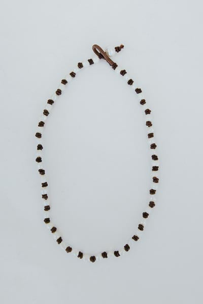 Knotted Freshwater Pearl Necklace