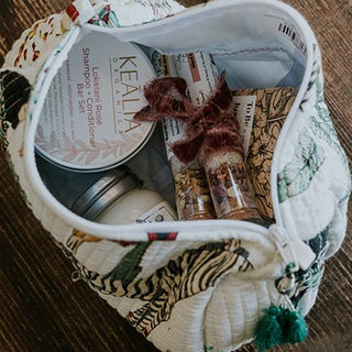 Kantha Toiletry Pouches - Jungle