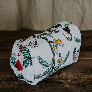 Kantha Toiletry Pouches - Jungle