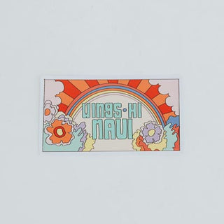 retro wings hawaii maui sticker
