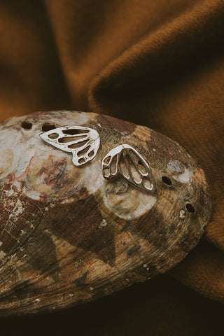 Tiny Butterfly Wing Studs