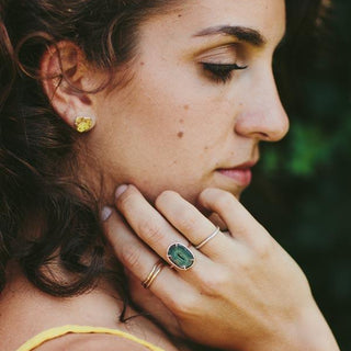 Monstera Leaf Studs