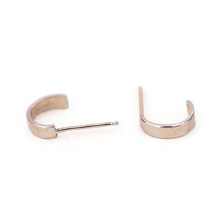 wings hawaii cuff hoop stud earrings minimal sterling silver 14 karat yellow gold jewelry