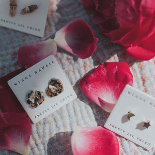 Monstera Leaf Studs