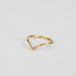 Boomerang Ring - 14k