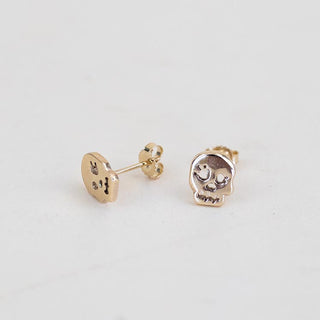 Skull Girl Stud Earrings