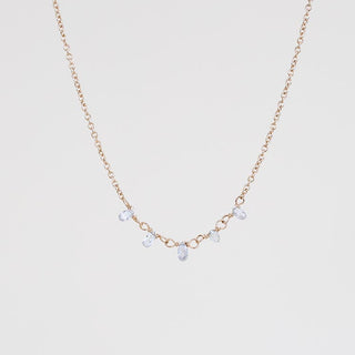 Diamond Quintet Necklace - 14k