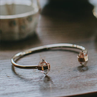 Herkimer Diamond Crystal Cuff