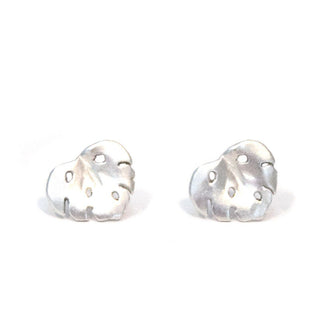 Monstera Leaf Studs