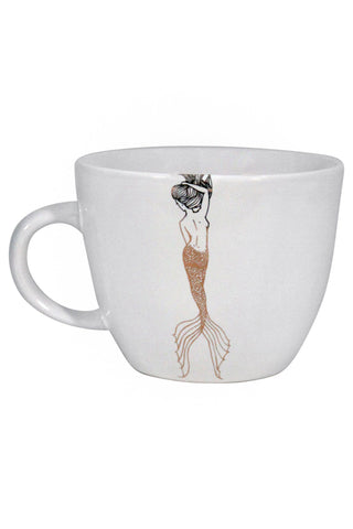 wings hawaii mermaid mug with original artwork coffee tea kitchen goods