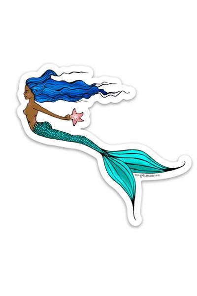 Seastar Mermaid Sticker - Wings Hawai'i