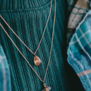 Sapphire Dream Necklace - 14k