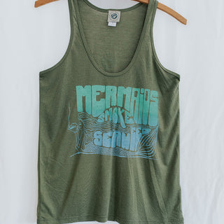 Slinky Jersey Tank - Mermaids Smoke Seaweed