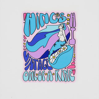 Vintage One of a Kine Mermaid Sticker