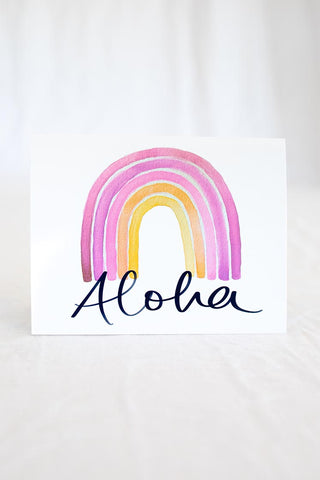 Card - Aloha Rainbow