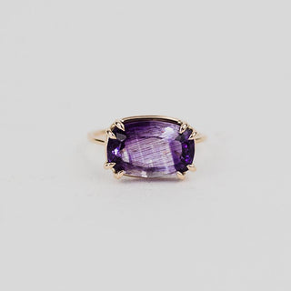 14K Gold Amethyst Ring