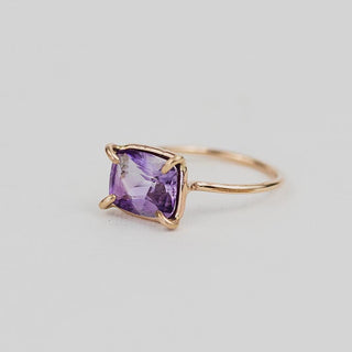 Prongset Gemstone Ring - Amethyst