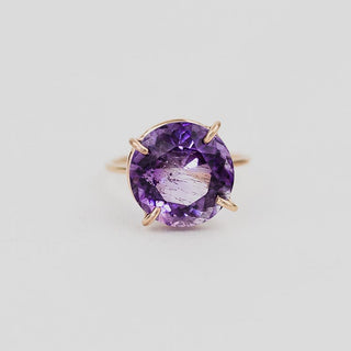 Prongset Gemstone Ring - Amethyst