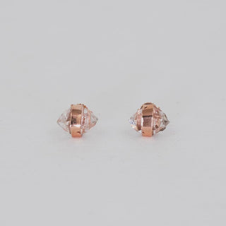 Banded Crystal Studs - Herkimer Diamond