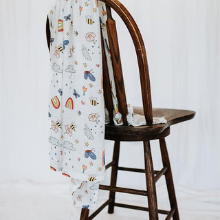 Baby Swaddle - Butterflies and Bees