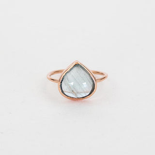 Dew Drop Ring - Aquamarine