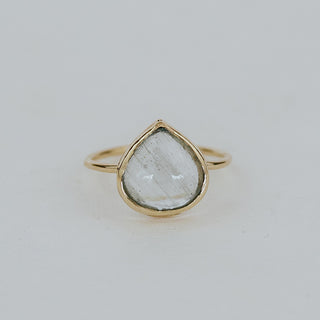 Dew Drop Ring - Aquamarine