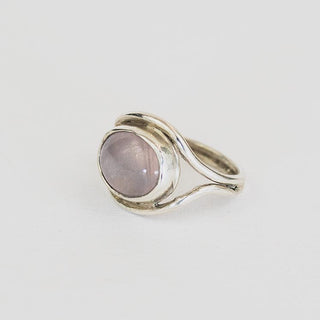 Evil Eye Ring - Rose Quartz