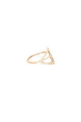 wings hawaii butterfly wing ring 14 karat gold sterling silver small jewelry  thumbnail
