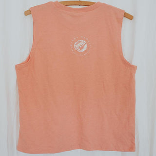 Dreamer Muscle Crop Tank - Coral
