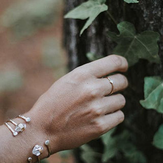 Hammered Horseshoe Cuff