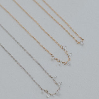 Diamond Quintet Necklace - 14k