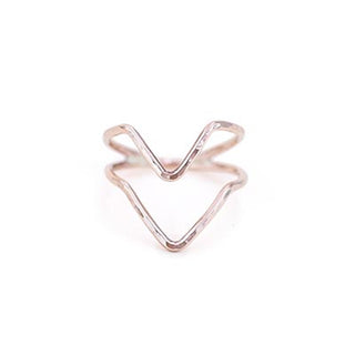 Double Boomerang Ring