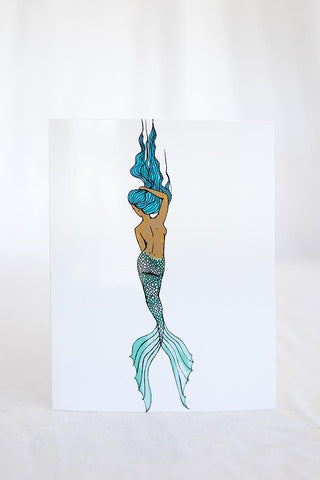 Card - Drifter Mermaid