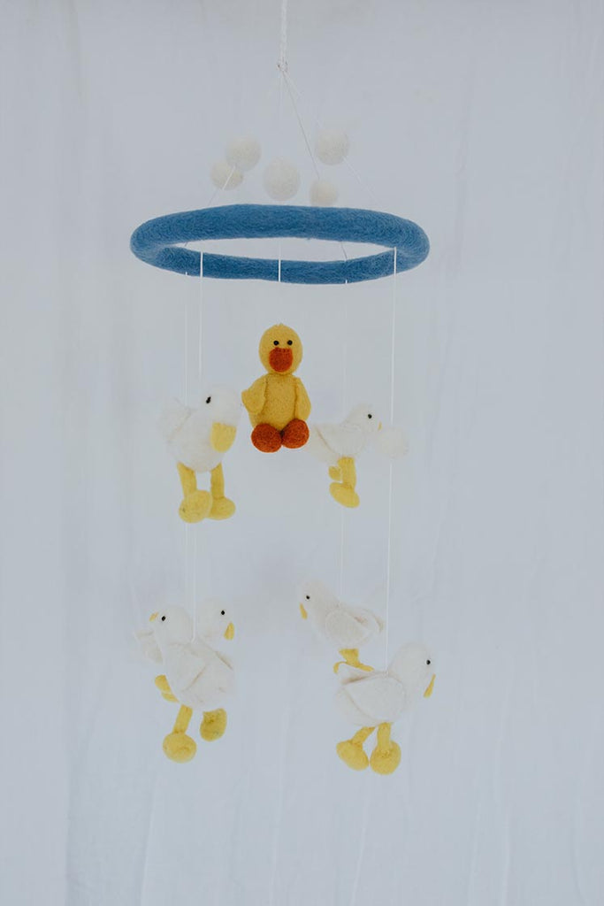 Felted Mobile - Duckies