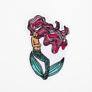 Embroidered Patch - Floating Mermaid