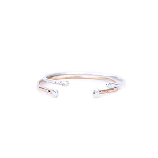 Hammered Horseshoe Cuff