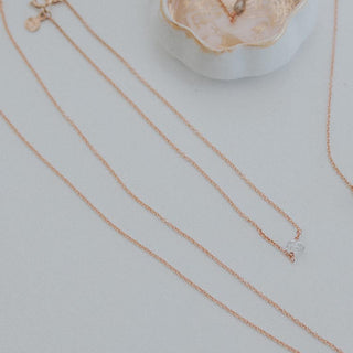 Simple Chain Herkimer Bracelet
